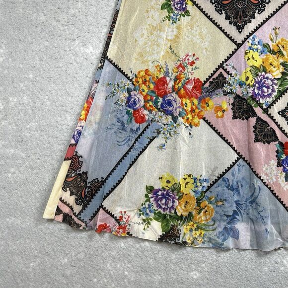 Vintage Petit Pois Skirt Womens Small Floral Print Skirt Y2K Boho Fairy - Picture 5 of 14